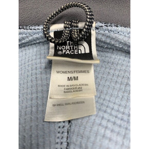 The North Face Jacket Womens M Black Windwall Full Zip Fleece Hooded Thermal TNF - Picture 2 of 14